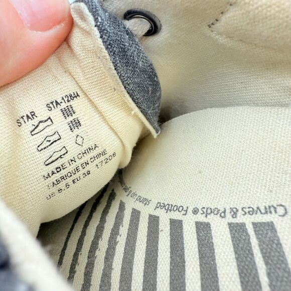 Taos Womens Star Washed Lace Up Canvas Comfort Sneakers casual shoes sz 8.5 - Picture 13 of 14